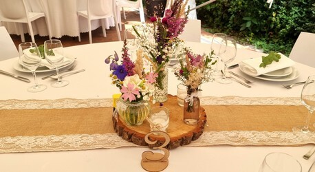 #Hochzeit tischdeko vintage feldblumen.jpg